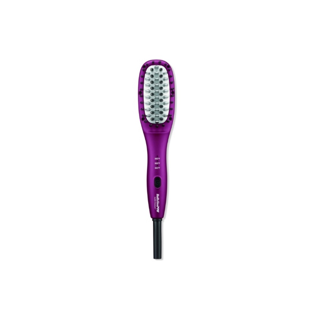 NWT Babyliss Pro Nano Titanium Paddle Brush Burgundy/Berry